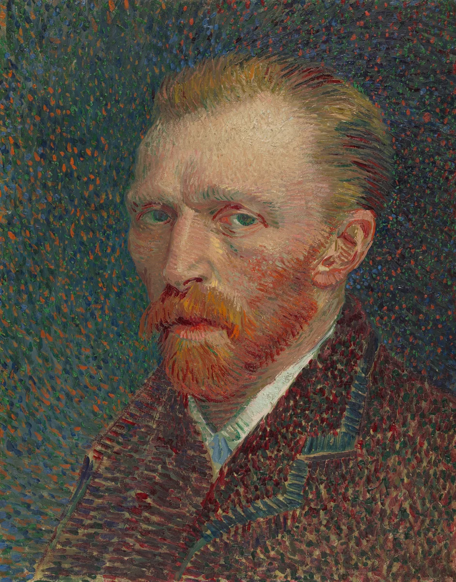 Self-Portrait by Vincent van Gogh, painting, 1887