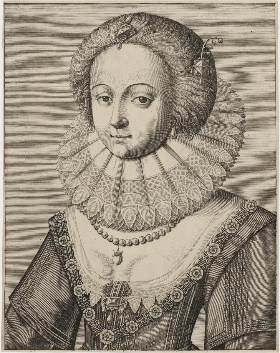 Elizabeth, Queen of Bohemia (?) by Unknown 19th Century, print, 1800-1899