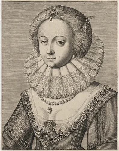 Elizabeth, Queen of Bohemia (?) by Unknown 19th Century, print, 1800-1899