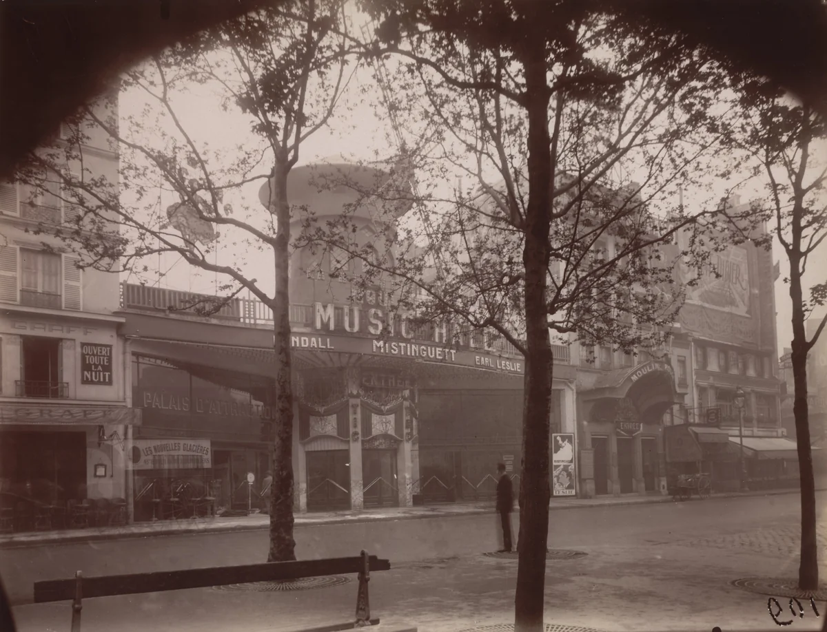 Moulin Rouge by Eugène Atget, photograph, 1926