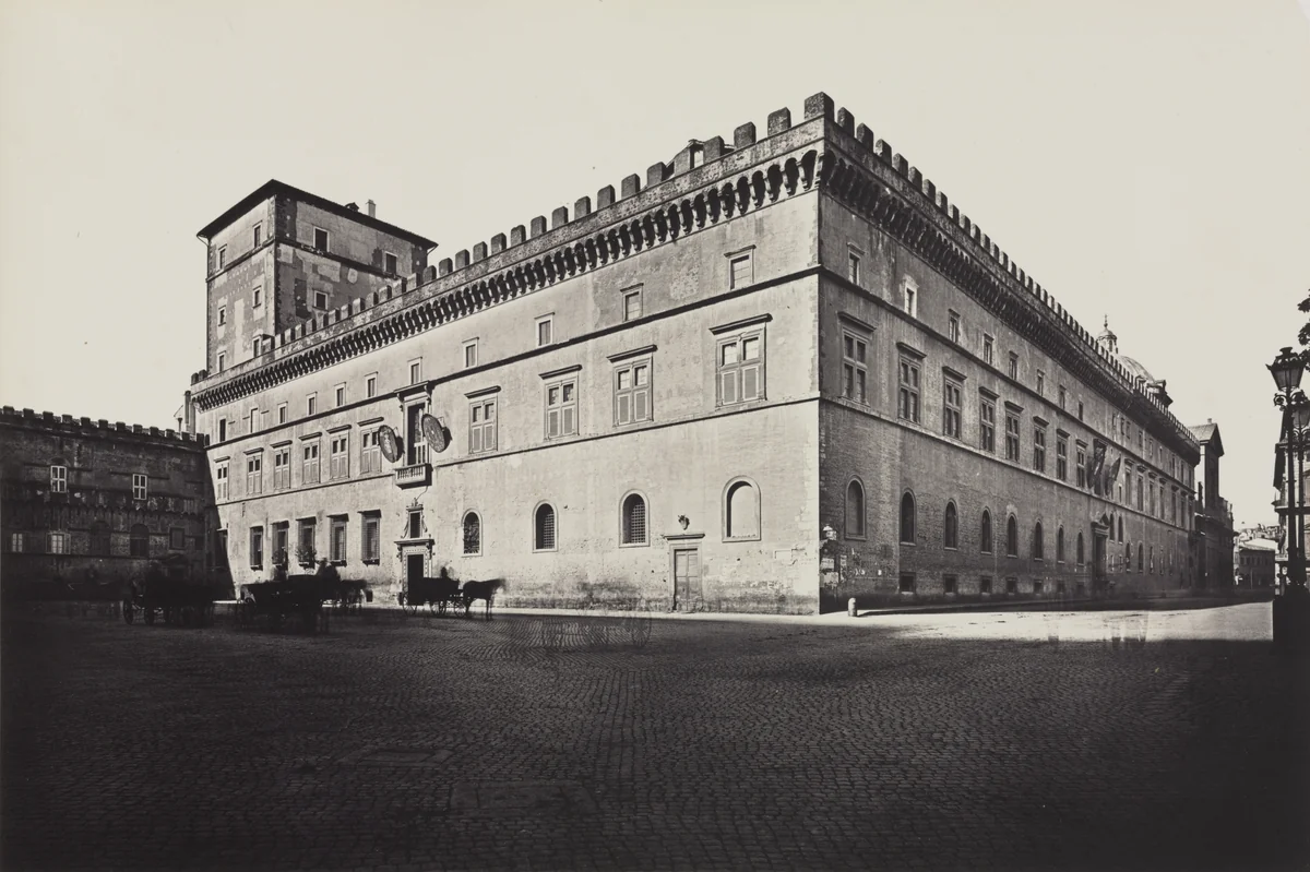 Palazzetto Venezia, Rome by James Anderson, photograph, 1870-1879