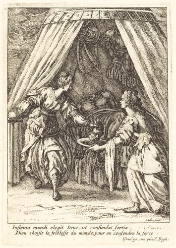 Judith with the Head of Holofernes by Jacques Callot, print, 1592-1635