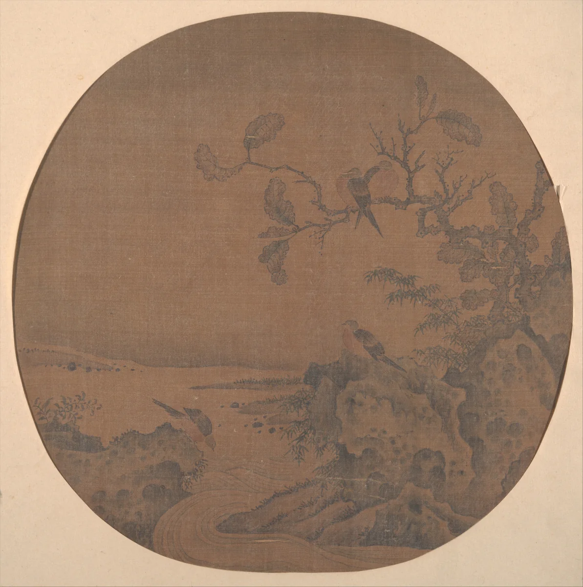 Landscape with Birds by Unidentified Artist, painting, 1368-1644