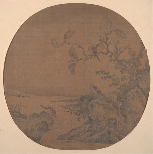Landscape with Birds by Unidentified Artist, painting, 1368-1644