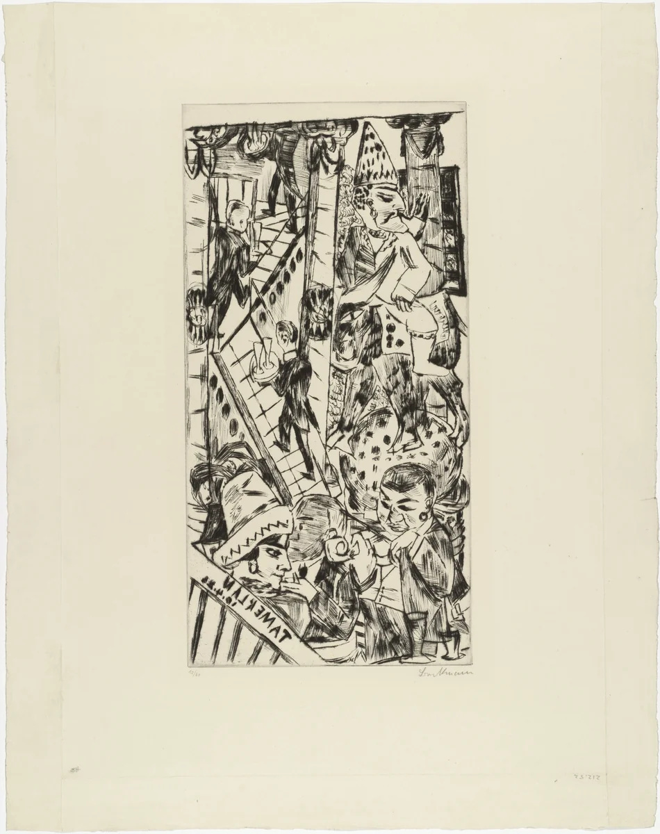 Tamerlan by Max Beckmann, print, 1923