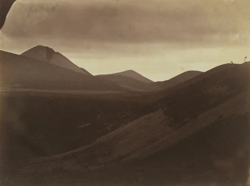Dark Landscape with Hills by Frank Chauvassaignes, photograph, 1852-1862