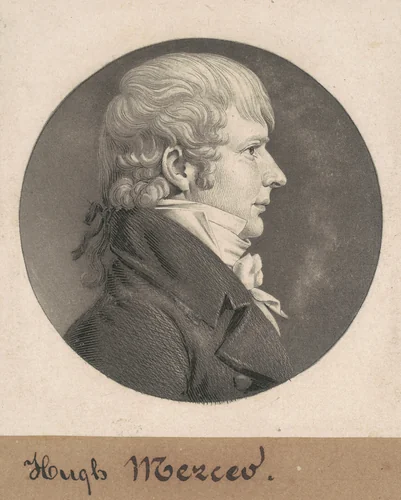 Hugh Tenant Weedon Mercer by Charles B. J. Févret de Saint-Mémin, print, 1808