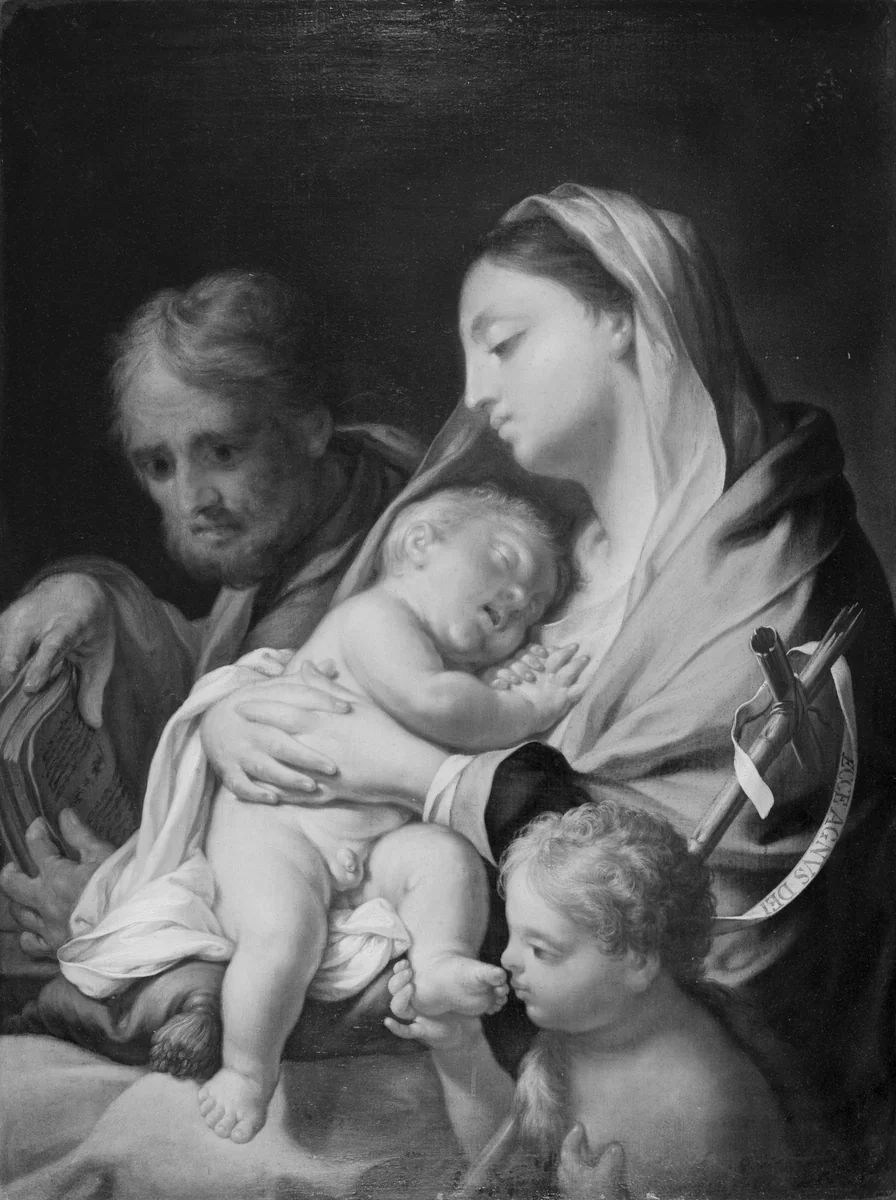 Holy Family with the Infant St. John by Francesco Trevisani, painting, 1695-1705