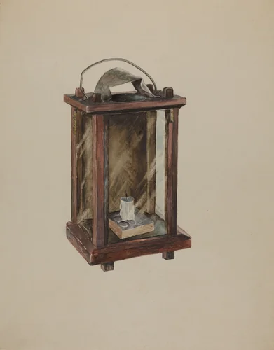 Lantern by Ralph Atkinson, index of american design, 1937