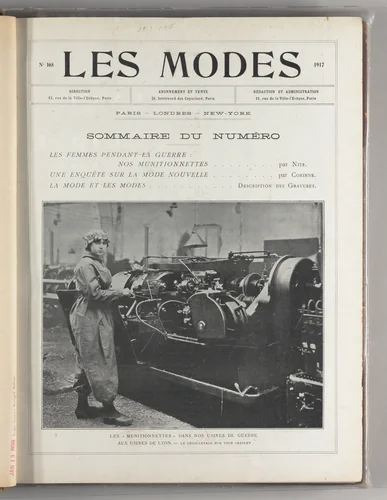 Les modes by Galerie Manzi, Joyant & Cie., artwork, 1917-1918