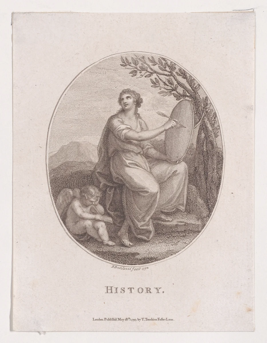 History by Francesco Bartolozzi, print, 1793