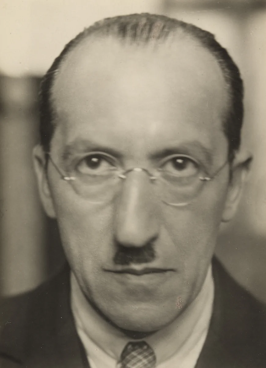 Mondrian by André Kertész, photograph, 1926
