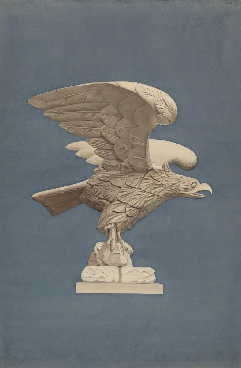 Wooden Eagle by Henry Murphy, index of american design, 1939