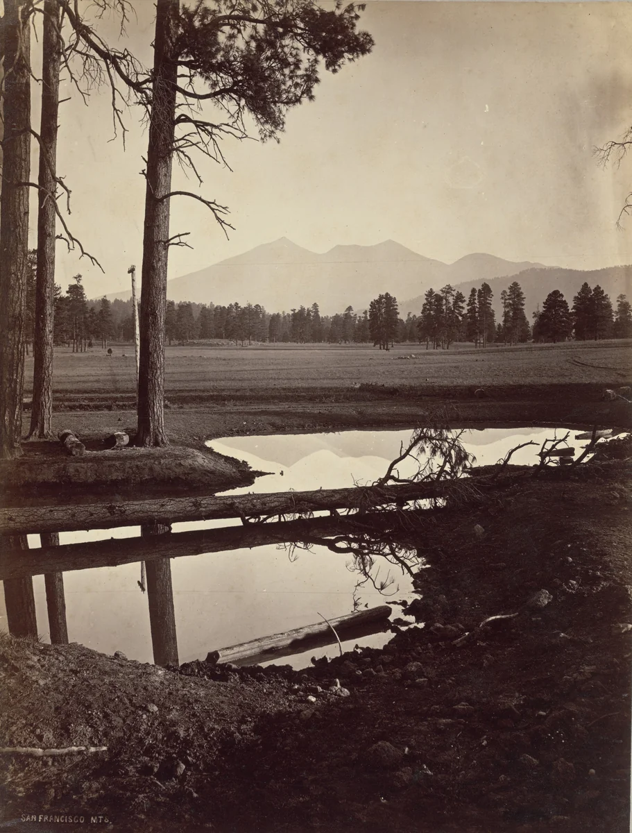 San Francisco Mountains by John Hillers, photograph, 1875