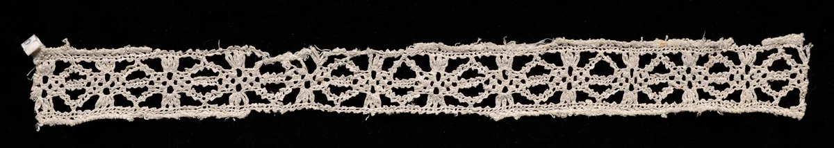 Bobbin Lace Insertion with Selvage by Unknown, textile, 1540-1560