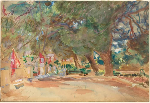 A War Memorial by John Singer Sargent, drawing, 1918