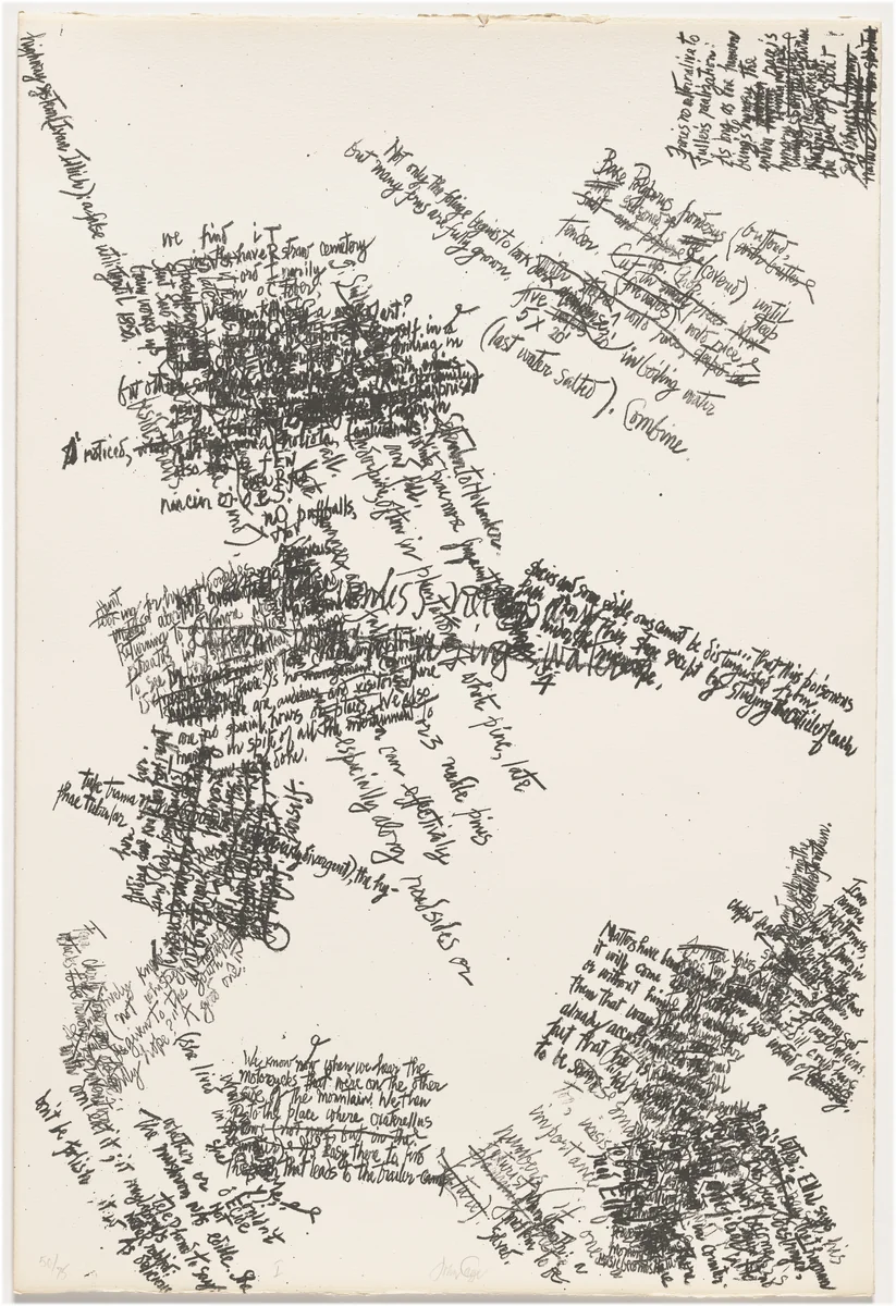 Untitled by John Cage
Fred Genis
James Sheehy
Hollander Graphic Workshop, portfolio, 1972