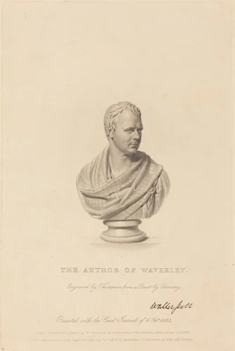 Bust of Sir Walter Scott by James Thomson
Sir Francis Legatt Chantrey, print, 1832