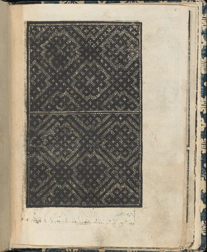 Essempio di recammi, page 8 (recto) by Giovanni Antonio Tagliente, book, 1530