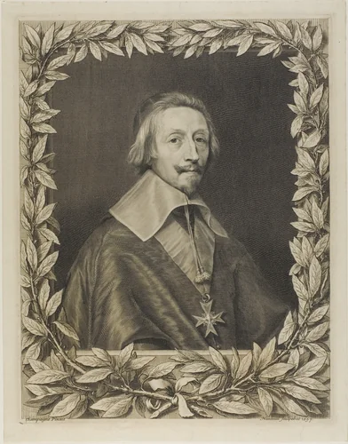 Cardinal Richelieu by Robert Nanteuil, print, 1657