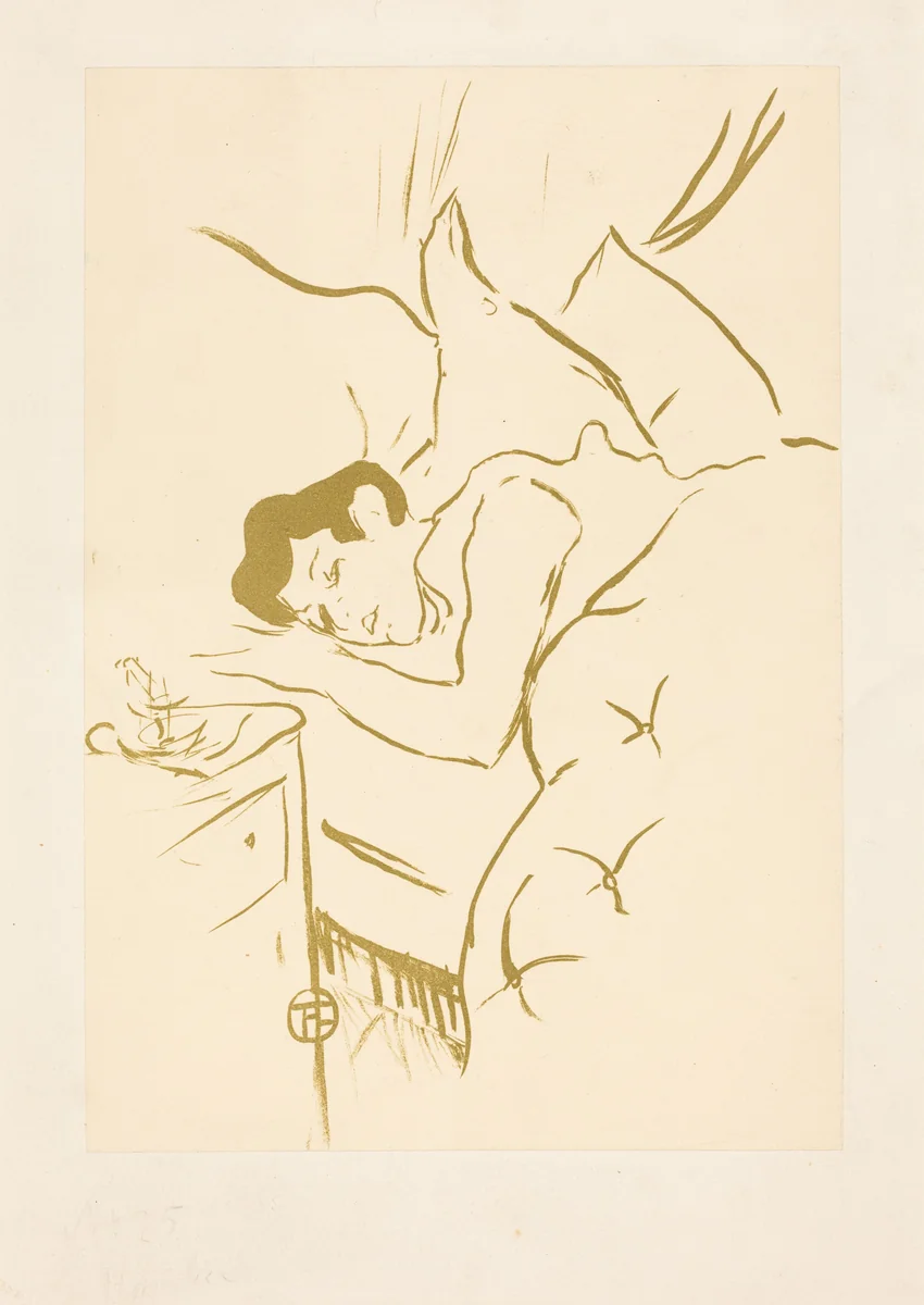 Your Mouth (Ta bouche) by Henri de Toulouse-Lautrec, print, 1893