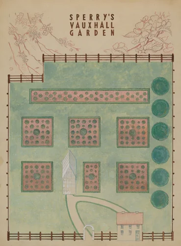 Sperry Gardens by George Stonehill, index of american design, 1936