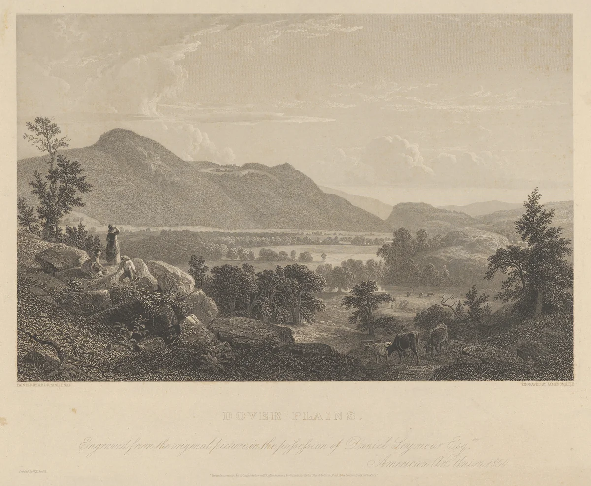 Dover Plains by James Smillie, print, 1851