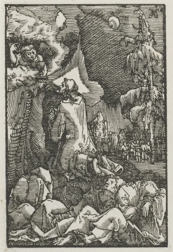 The Fall and Redemption of Man: Christ on the Mount of Olives by Albrecht Altdorfer, print, 1510-1520