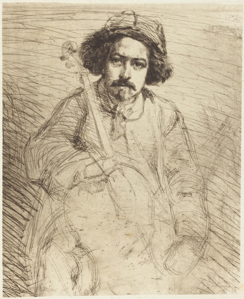 Becquet by James McNeill Whistler, print, 1859