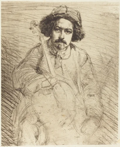 Becquet by James McNeill Whistler, print, 1859