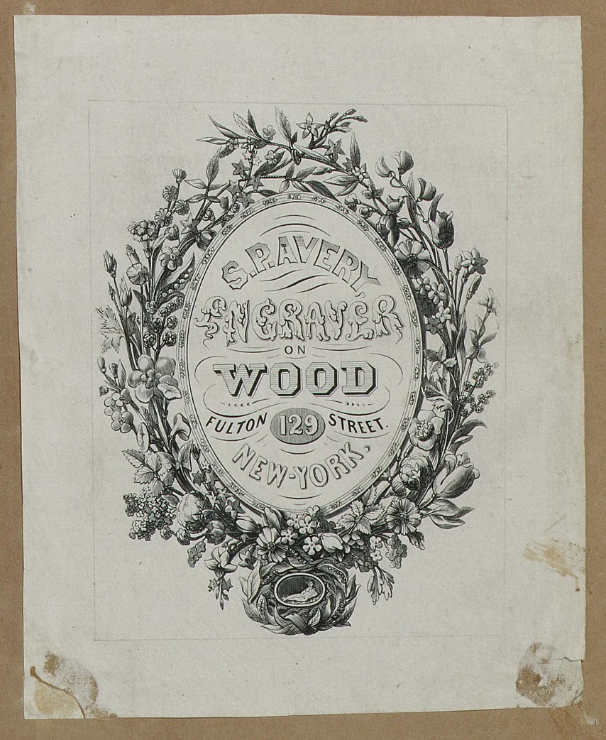 S. P. Avery, Engraver on Wood by Samuel Putnam Avery, artwork, 1800-1810