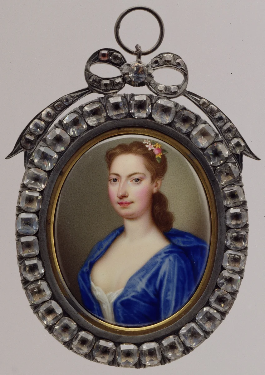 Mrs. Vanderbank by Christian Friedrich Zincke, other, 1725-1735