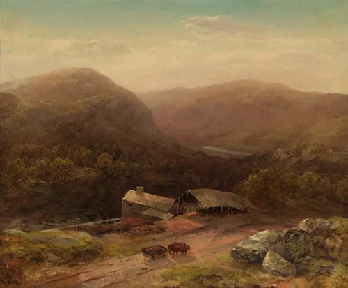 In the Housatonic Valley by Homer Dodge Martin, painting, 1857-1859