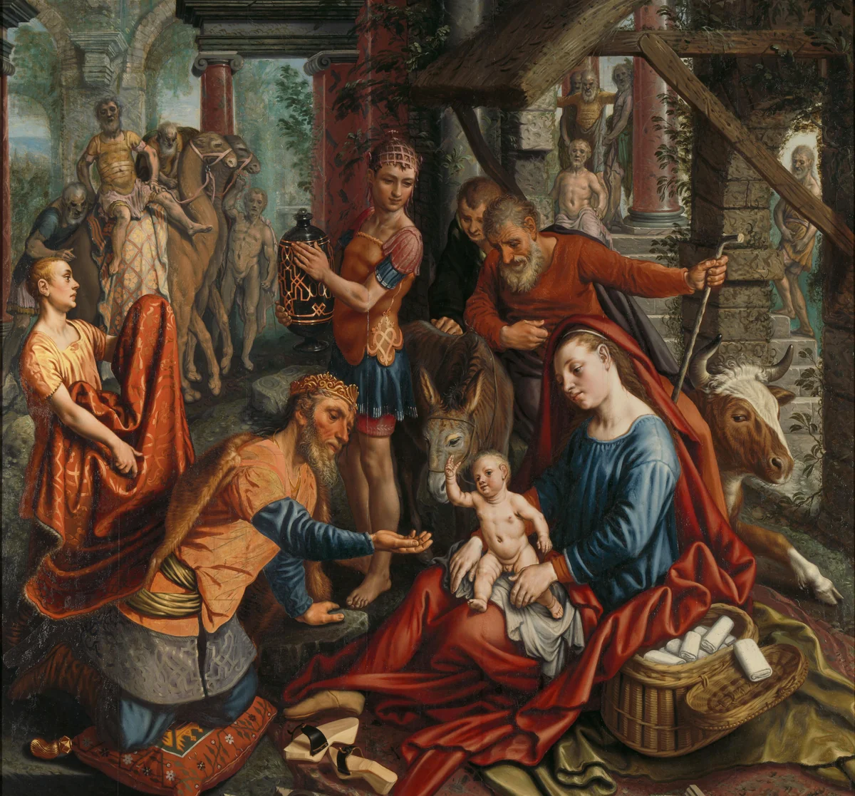 The Adoration of the Magi by Pieter Aertsen, painting, 1560