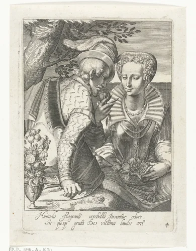 Reuk by Cornelis Boel, print, 1663-1693