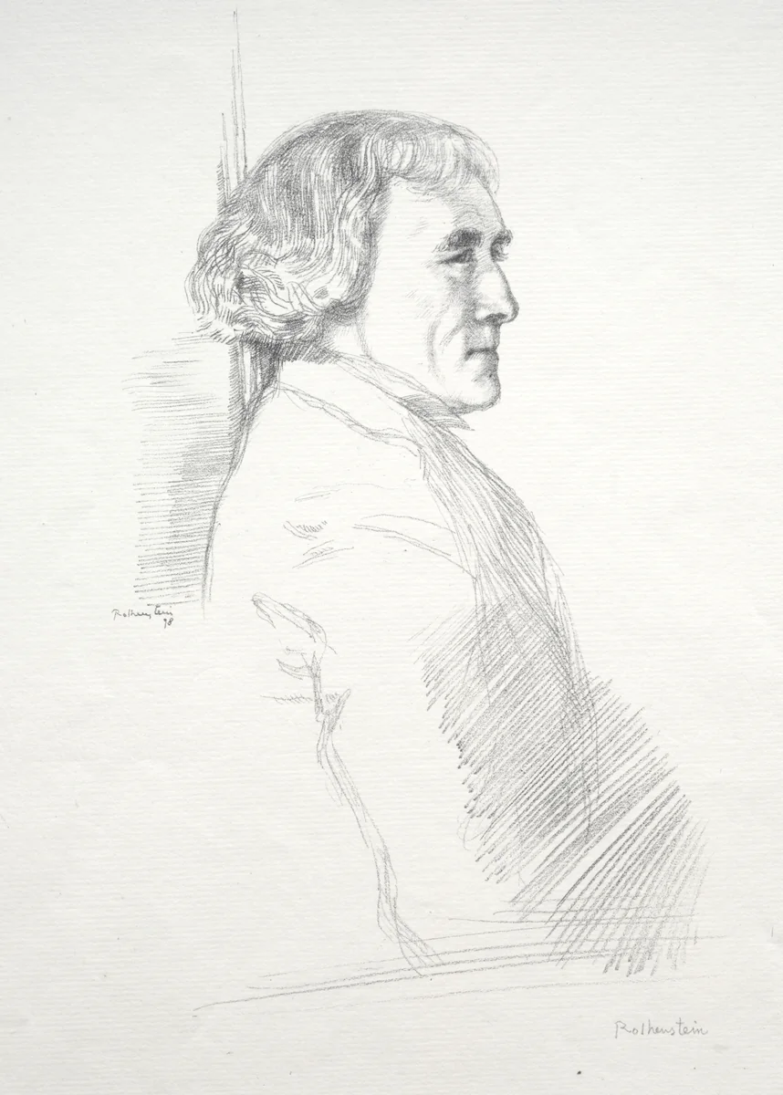 Sir Henry Irving by William Rothenstein, print, 1898