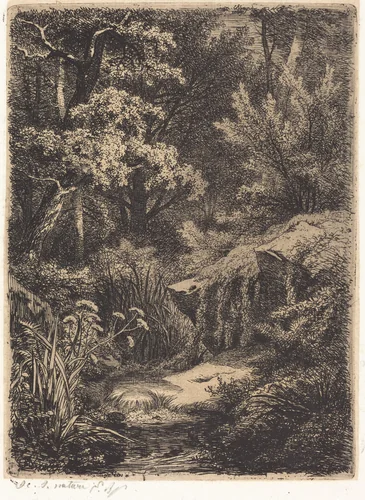 Le petit ruisseau (The Little Brook) by Eugène Bléry, portfolio, 1849