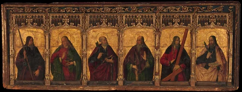 Six Apostles by Spanish Painter, painting, 1470-1499
