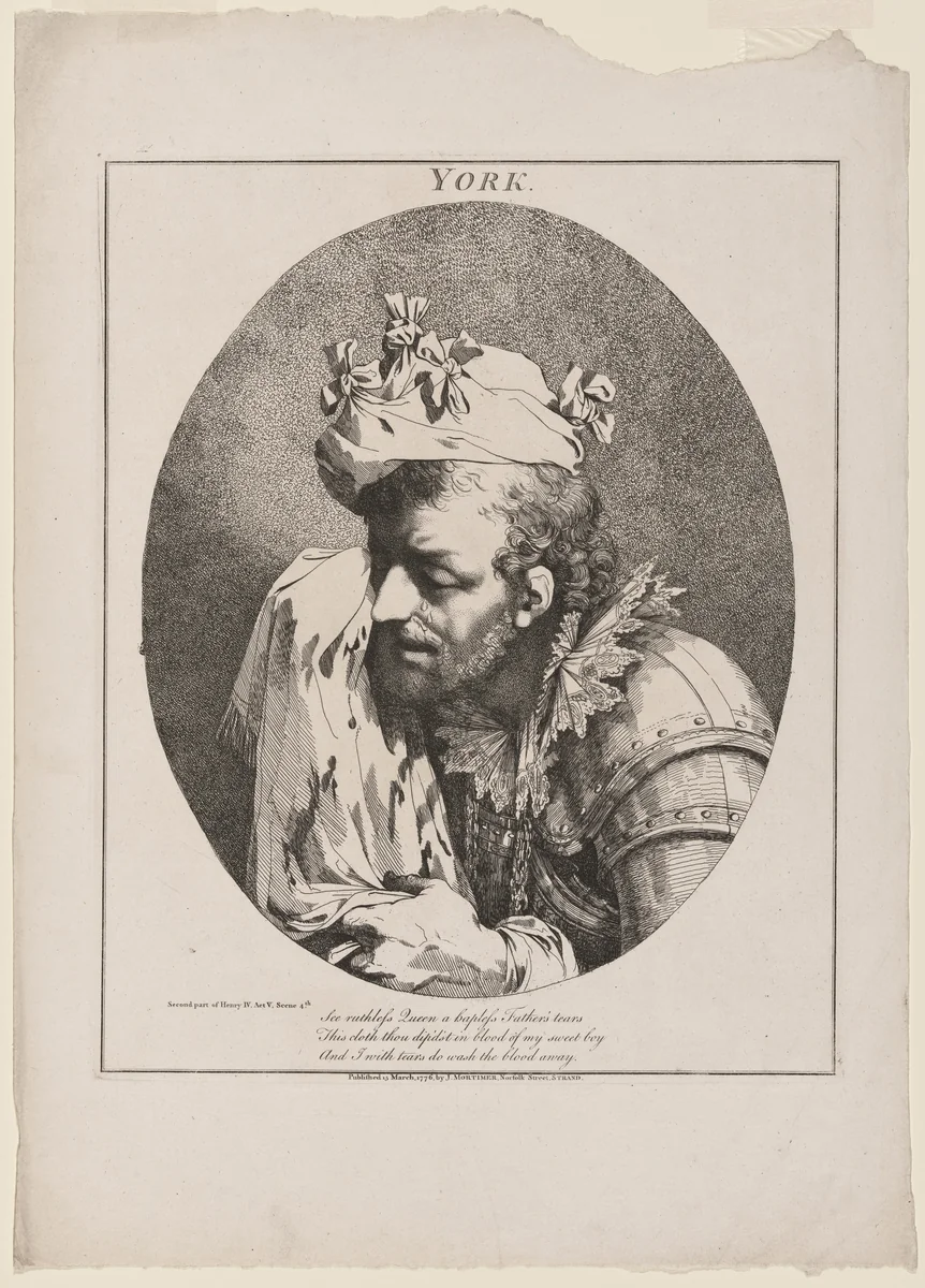 York by John Hamilton Mortimer, print, 1776