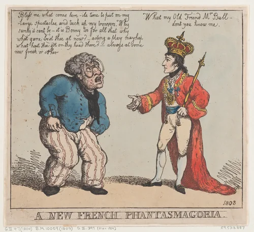 A New French Phantasmagoria by Thomas Rowlandson, print, 1803