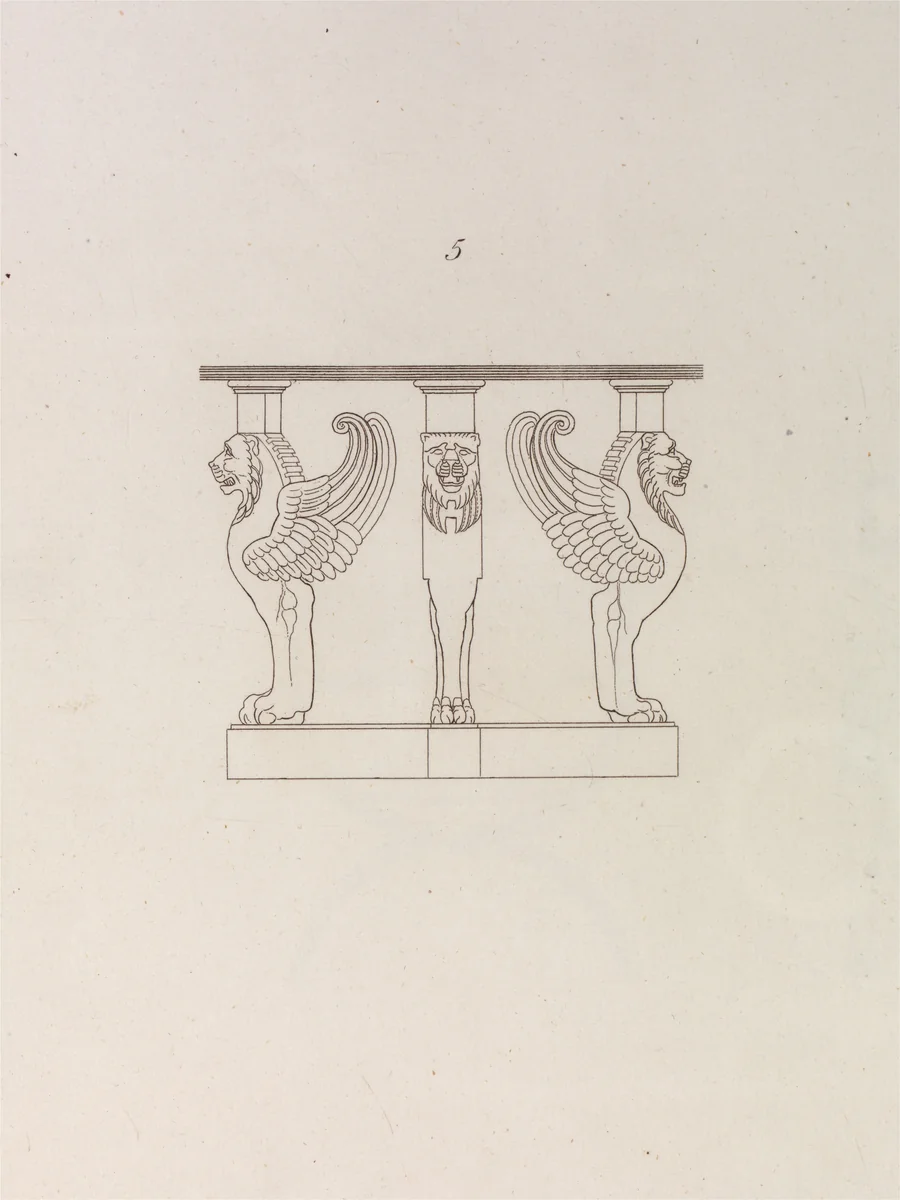 Household Furniture and Interior Decoration by Thomas Hope, book, 1807