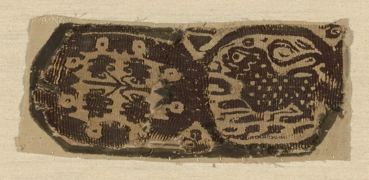Border by Coptic Egypt, textile, 401-500