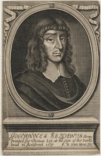 John Selden by Frederik Hendrik van den Hove, print, 1677