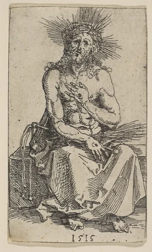 The Man of Sorrows by Albrecht Dürer, print, 1515