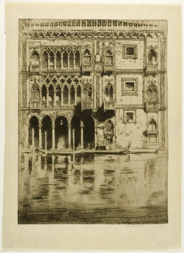 Cá d'Oro by David Young Cameron, print, 1900