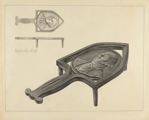 Flatiron Holder by Isidore Sovensky, index of american design, 1936