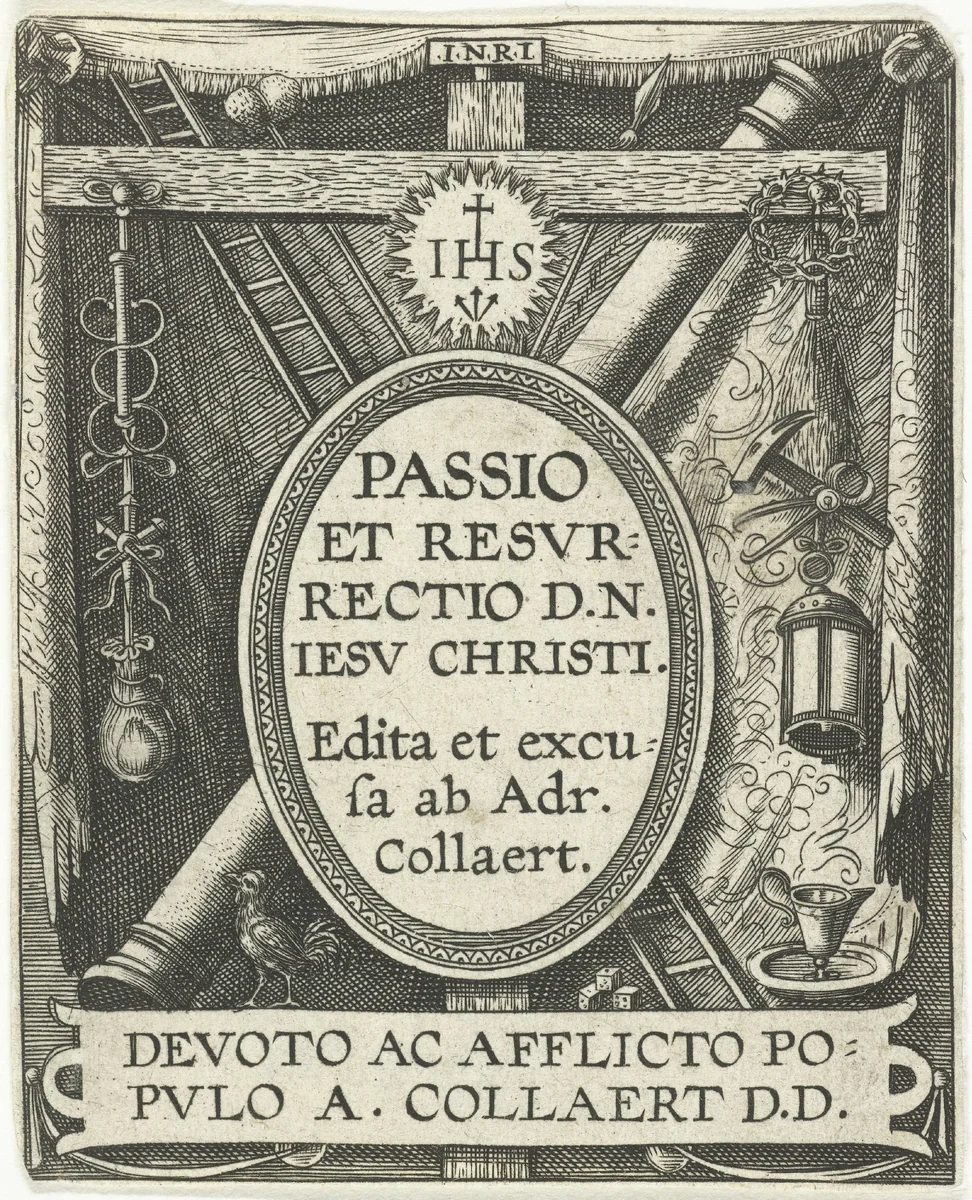 Titelprent van Passio et Resurrectio D.N. Jesu Christi by Unknown, print, 1570-1618