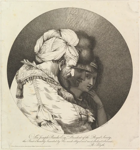 Three Oriental Heads by Robert Blyth, print, 1780