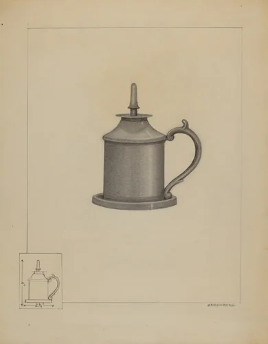Spark Lamp by Arthur Zaidenberg, index of american design, 1936