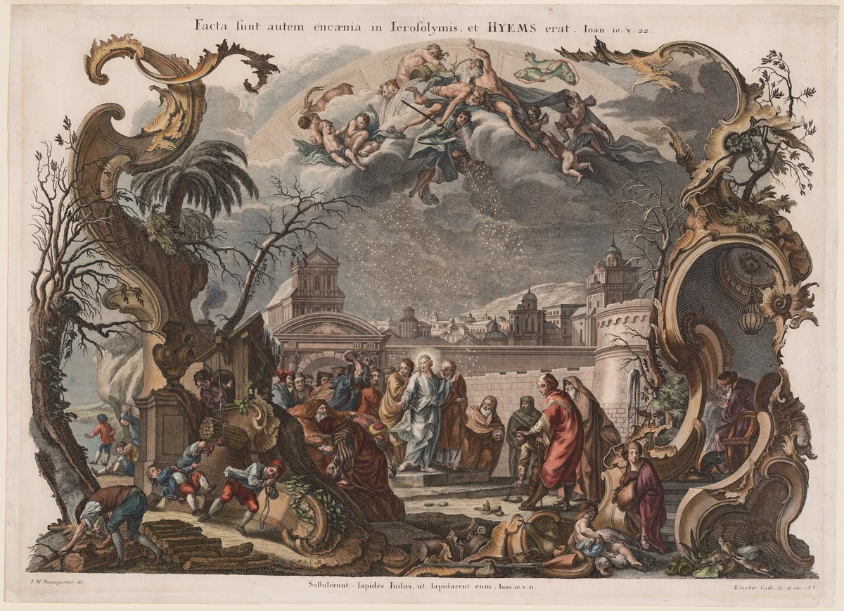 Winter by Joseph Sebastian Klauber
Johann Baptist Klauber
Johann Wolfgang Baumgartner, print, 1745-1755